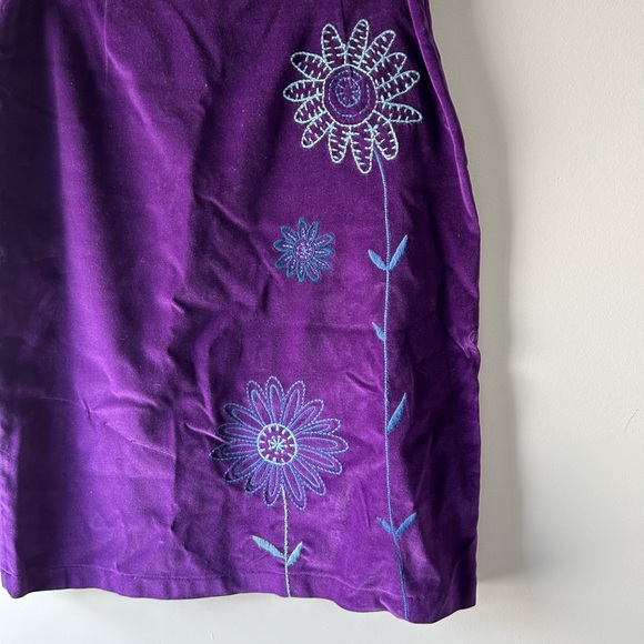 Moschino 2000's purple embroidered skirt - Picture 2 of 5